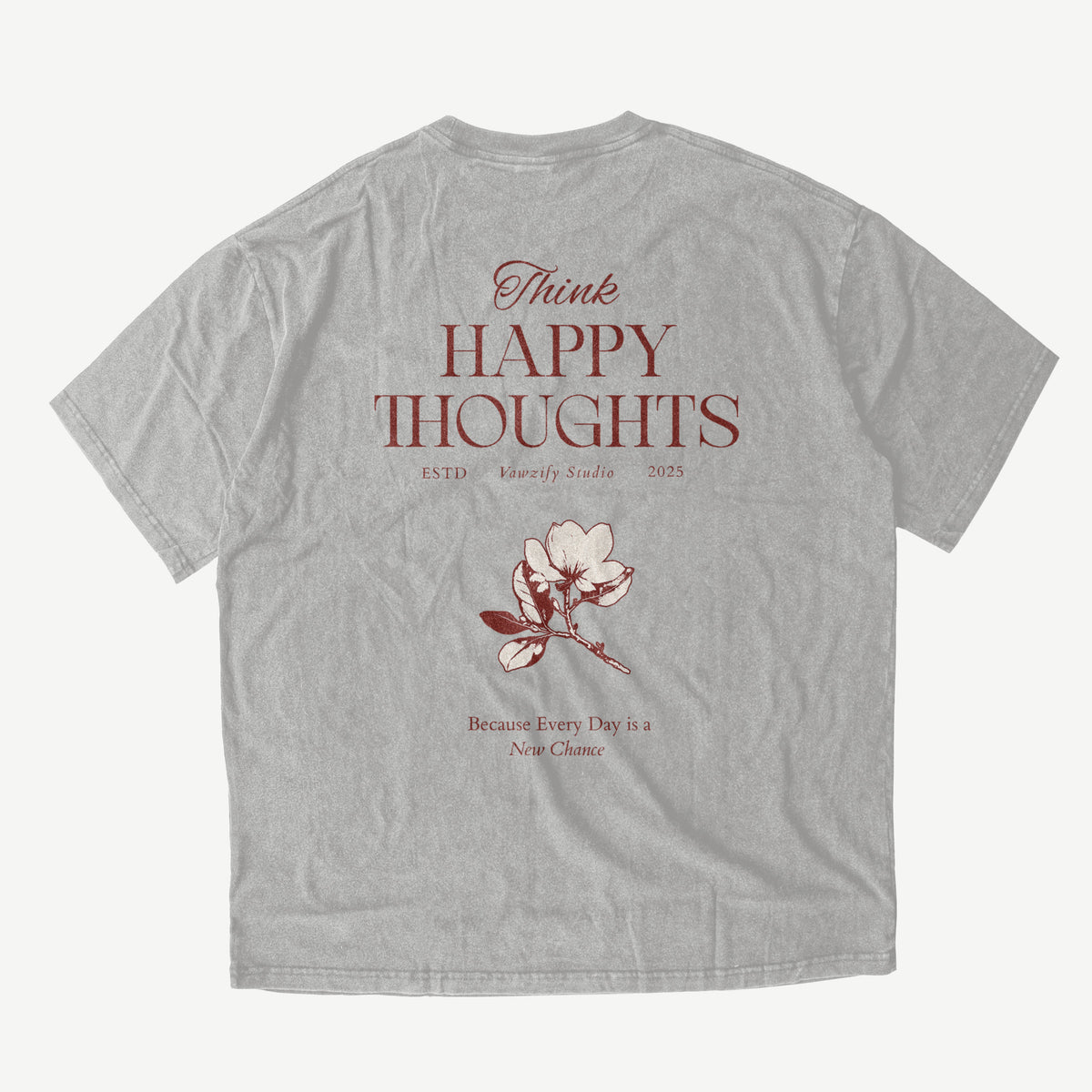 "Happy Thoughts" Shirt - Oversized